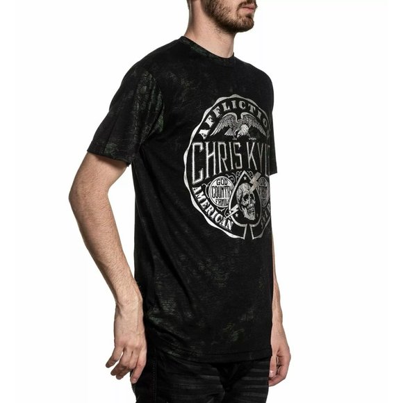 AFFLICTION Men's T-Shirt S/S CK CADRE Premium - Picture 8 of 9